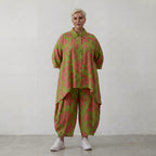 AKH Fashion Hose 8069 VividFlorella, Apfelgrün-Koralle