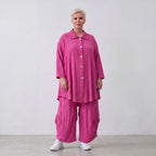 AKH Fashion · Bluse · Waffelly · 7261 · Berry