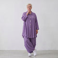 AKH Fashion · Blouse · Waffelly · 7261 · Lilac
