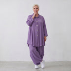 AKH Fashion · Blouse · Waffelly · 7261 · Lilac