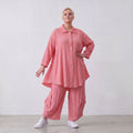 AKH Fashion · Blouse · Waffelly · 7261 · Rosy