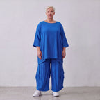 AKH Fashion · Hose · Waffelly · 6631 · AzureBlue