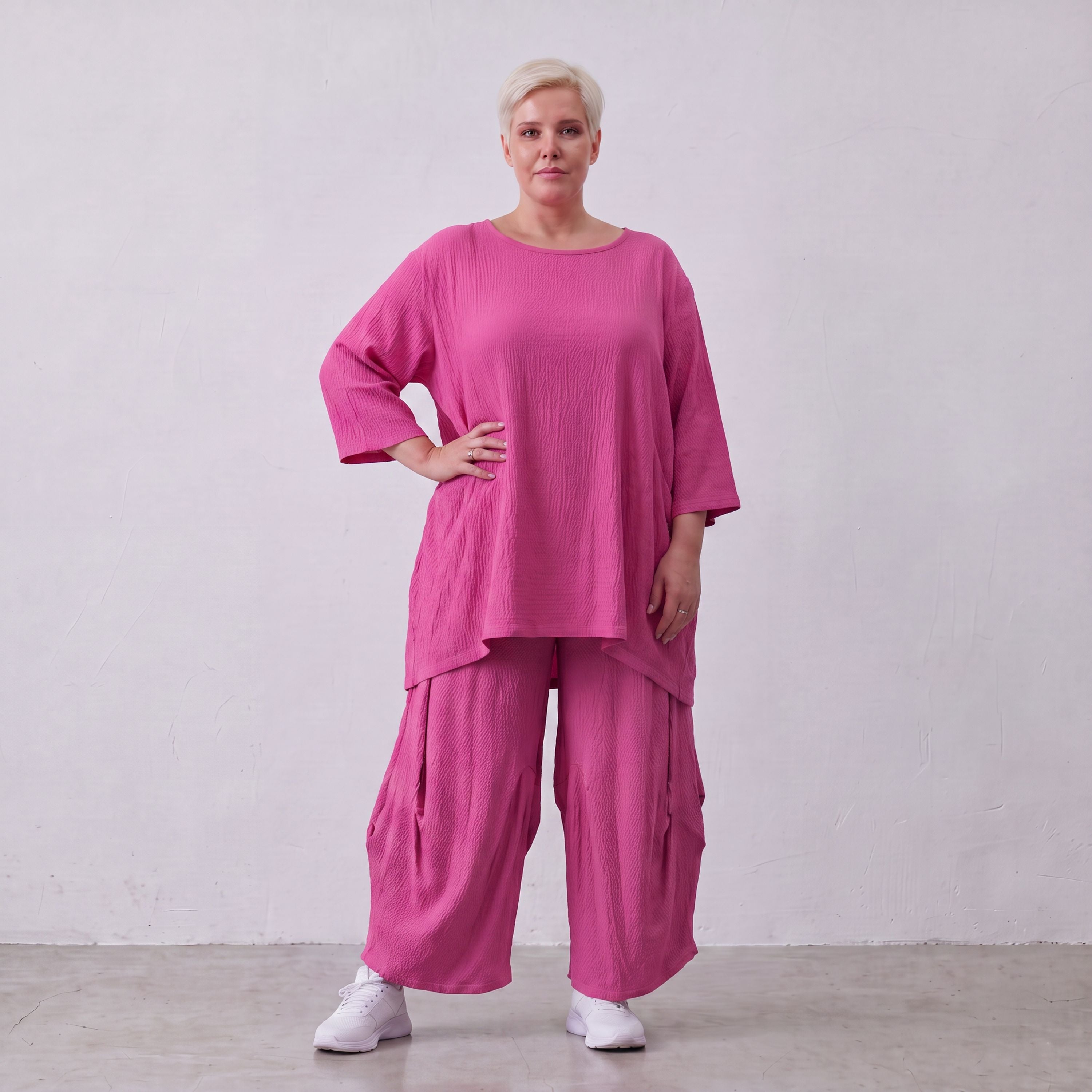 AKH Fashion · Shirt · Waffelly · 7264 · Berry