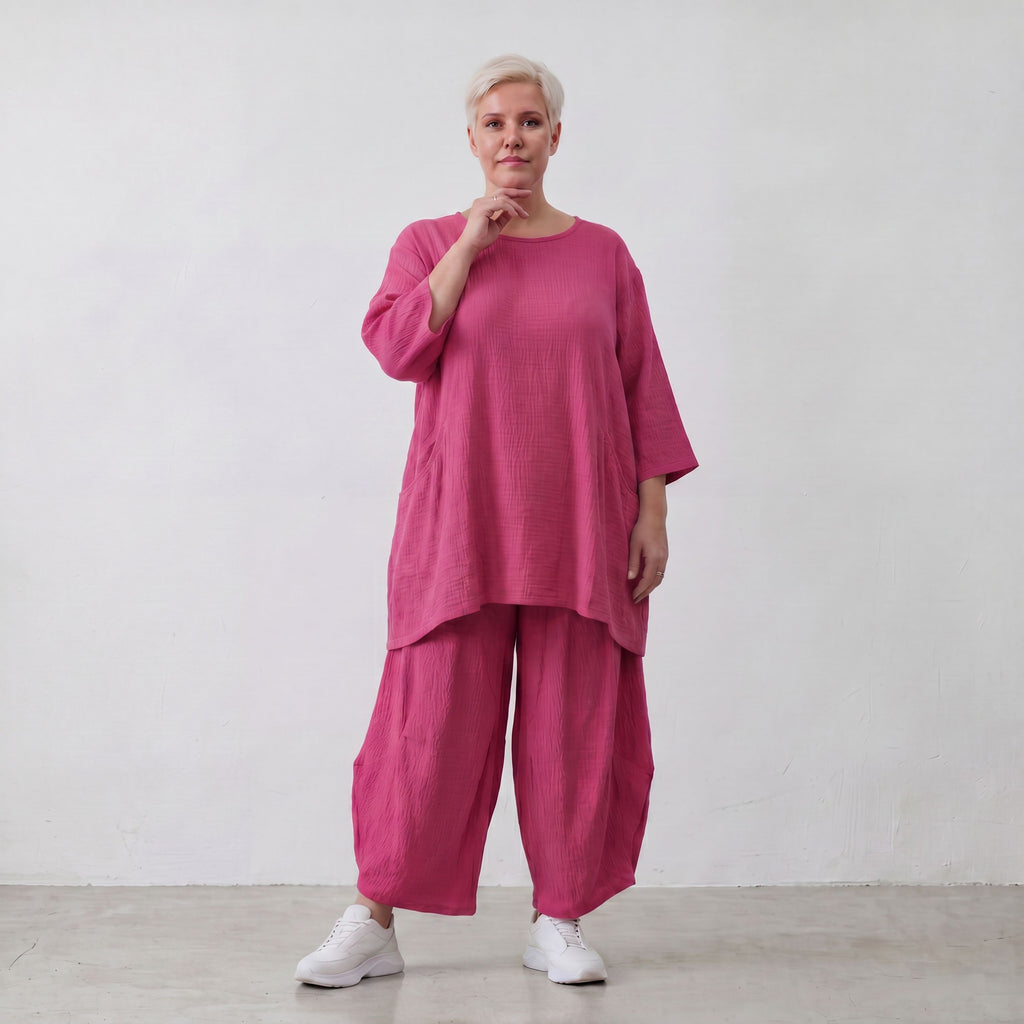 AKH Fashion · Shirt · Waffelly · 7264 · Berry
