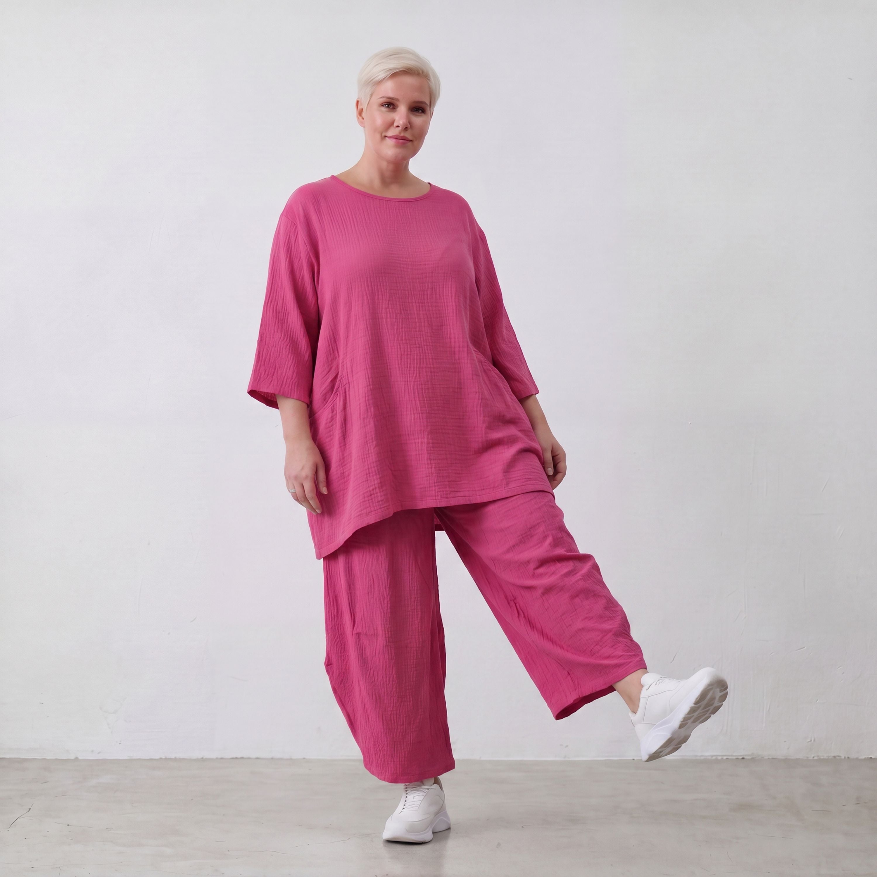 AKH Fashion · Shirt · Waffelly · 7264 · Berry