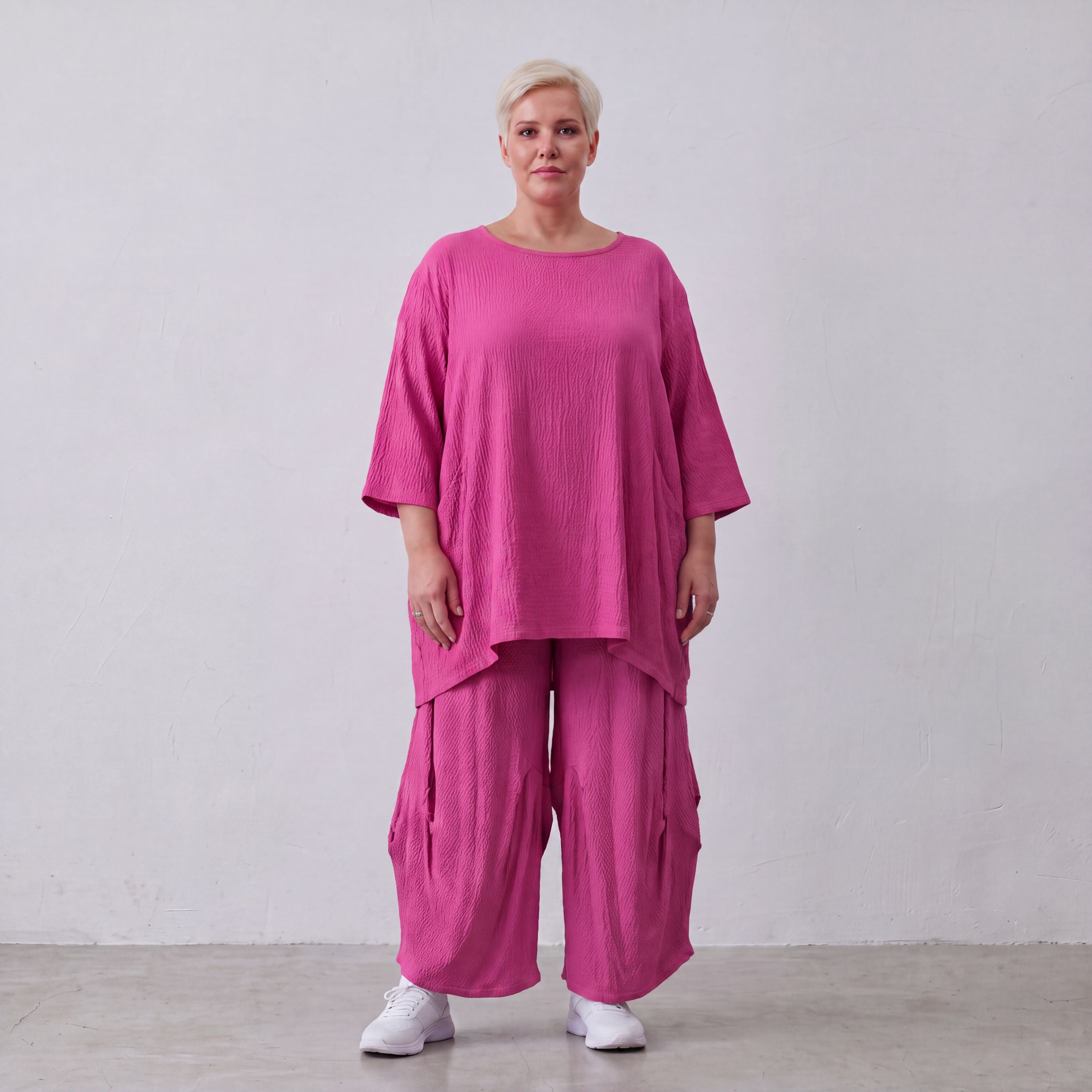 AKH Fashion · Shirt · Waffelly · 7264 · Berry