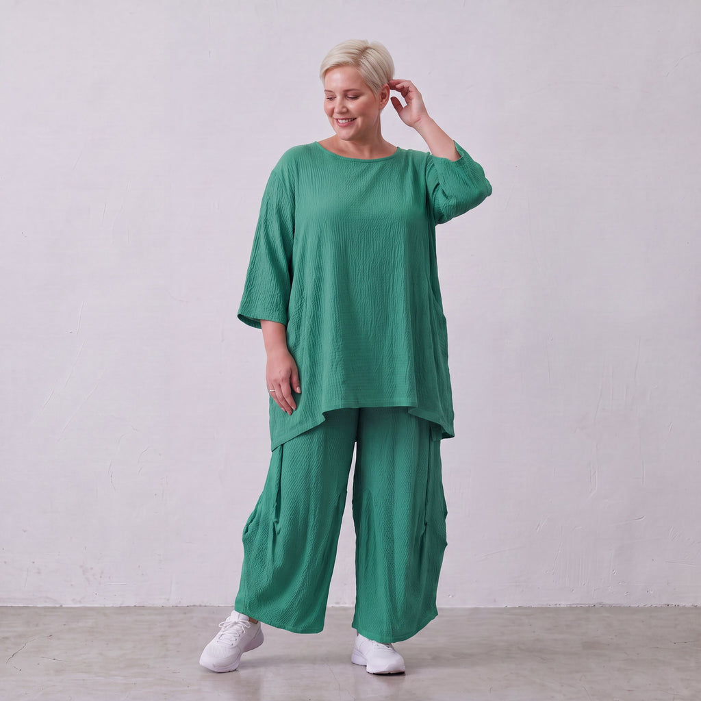 AKH Fashion · Hose · Waffelly · 6631 · Jade