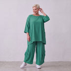 AKH Fashion · Shirt · Waffelly · 7264 · Jade