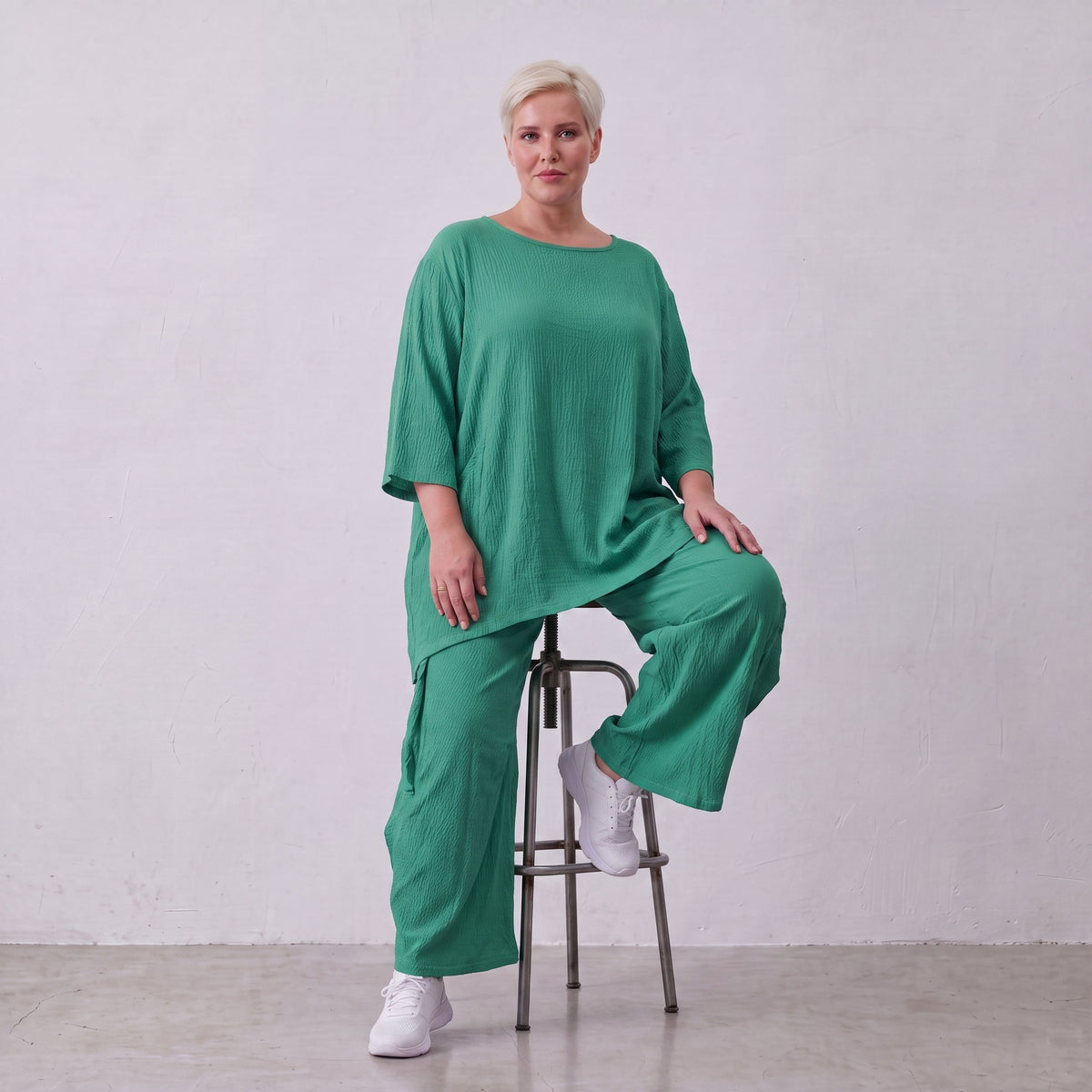 AKH Fashion · Hose · Waffelly · 6631 · Jade