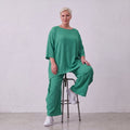 AKH Fashion · Shirt · Waffelly · 7264 · Jade