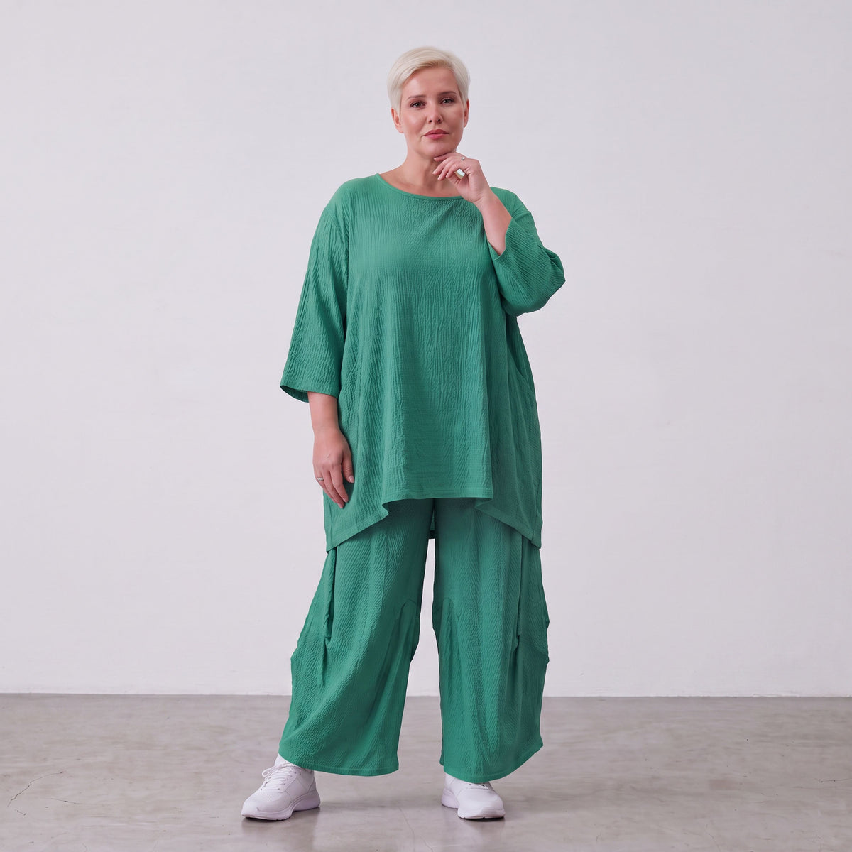 AKH Fashion · Hose · Waffelly · 6631 · Jade