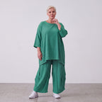 AKH Fashion · Shirt · Waffelly · 7264 · Jade