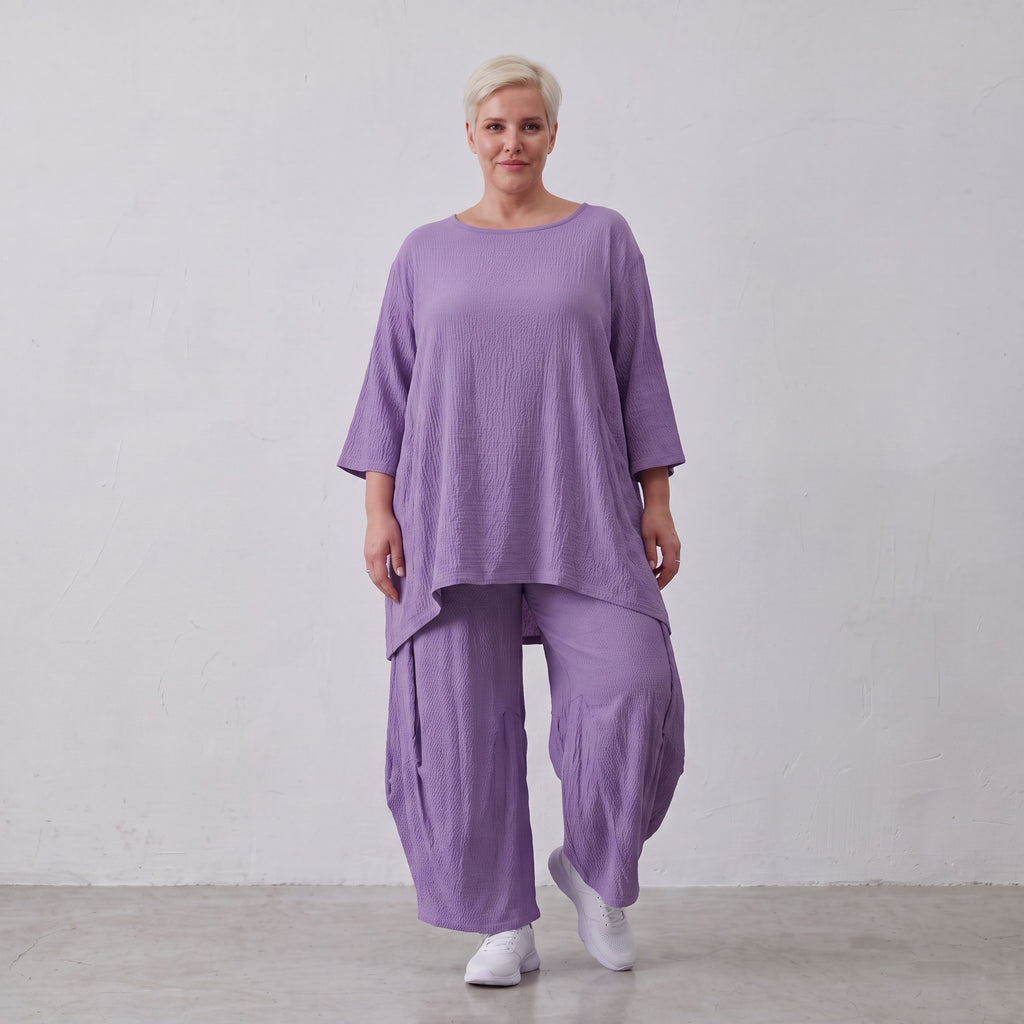 AKH Fashion · Shirt · Waffelly · 7264 · Lilac