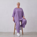 AKH Fashion · Shirt · Waffelly · 7264 · Lilac