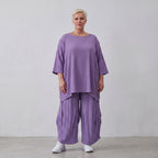 AKH Fashion · Shirt · Waffelly · 7264 · Lilac