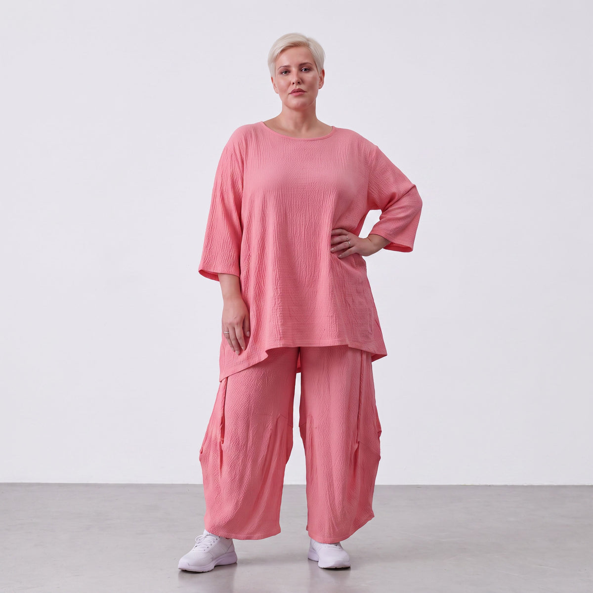 AKH Fashion · Hose · Waffelly · 6631 · Rosy