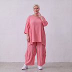 AKH Fashion · Shirt · Waffelly · 7264 · Rosy
