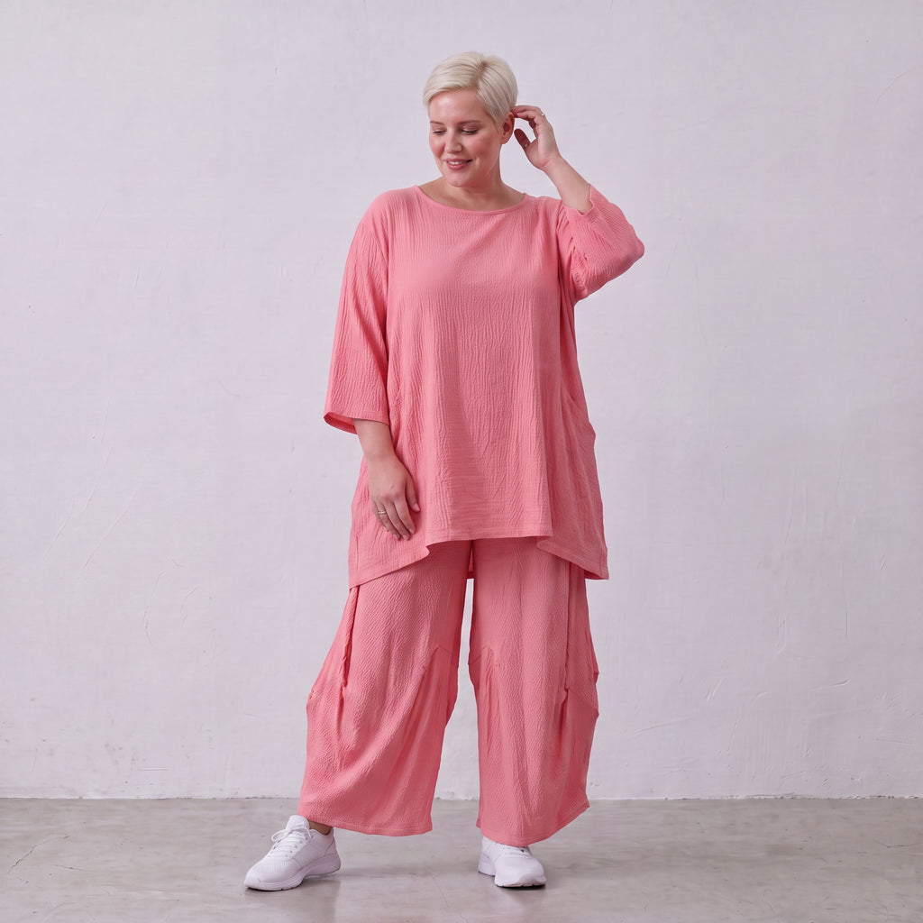 AKH Fashion · Shirt · Waffelly · 7264 · Rosy