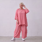 AKH Fashion · Shirt · Waffelly · 7264 · Rosy