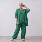 AKH Fashion · Trousers · Waffelly · 7262 · Jade