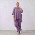 AKH Fashion · Shirt · Waffelly · 7266 · Lilac