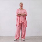 AKH Fashion · Trousers · Waffelly · 7262 · Rosy