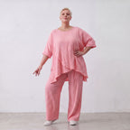 AKH Fashion · Trousers · Waffelly · 7262 · Rosy