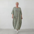 AKH 1926 dress, green-blue-white