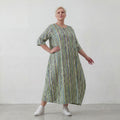 AKH 1926 dress, green-blue-white