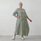 AKH 1926 dress, green-blue-white