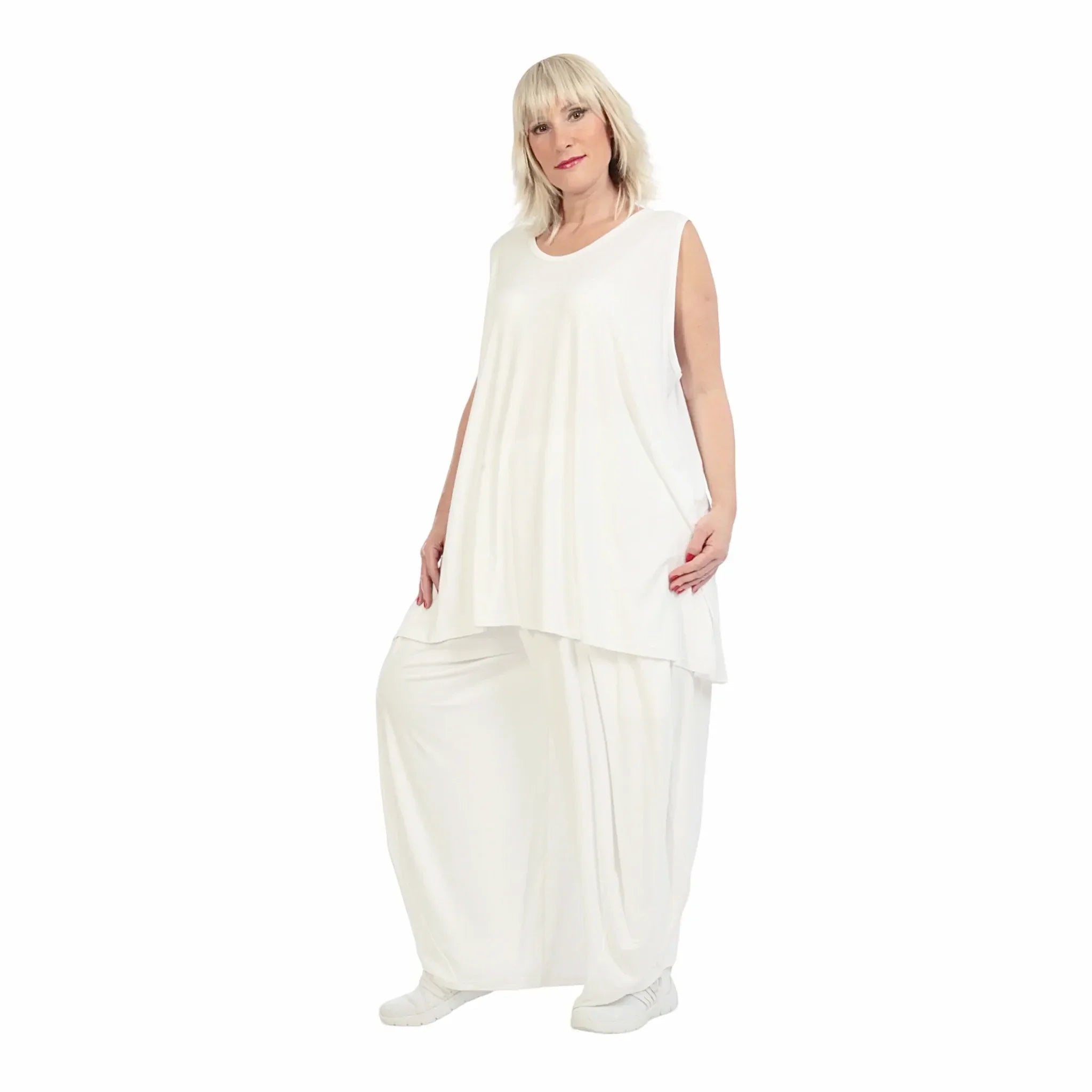 AKH Fashion 8069 Trousers, White
