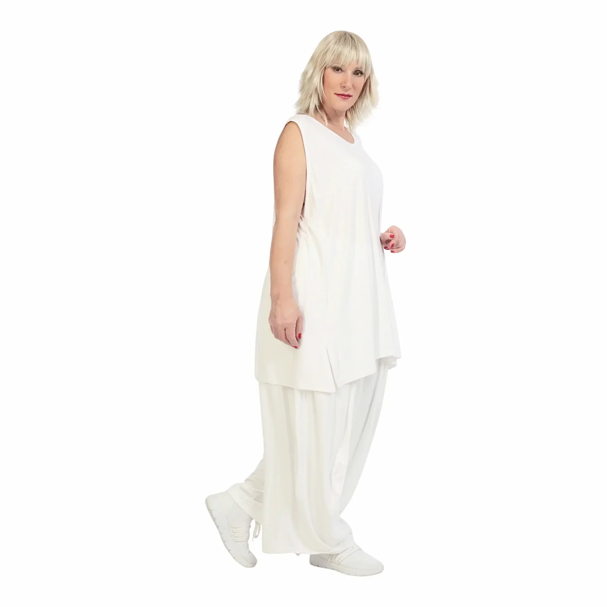 AKH Fashion 8069 Trousers, White