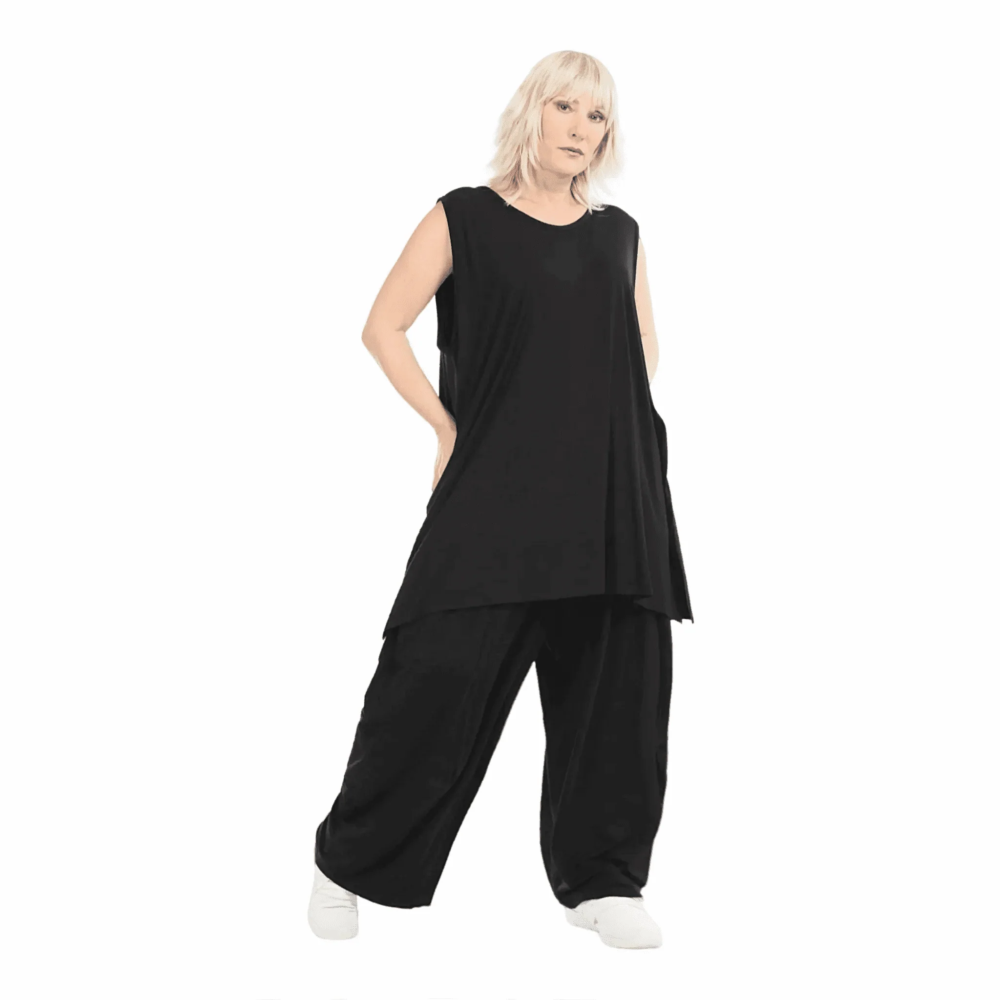 AKH Fashion 8069 Trousers, Black
