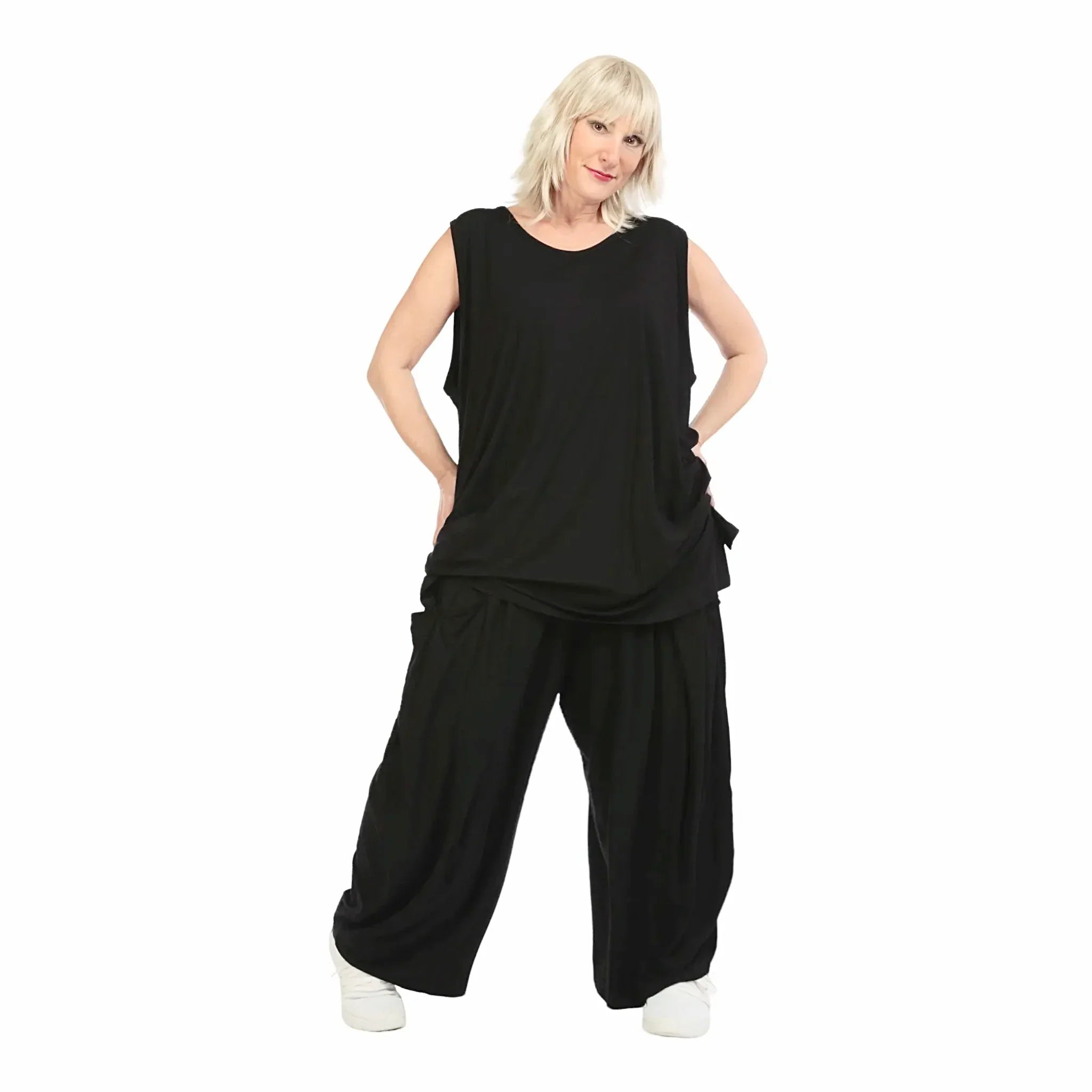 AKH Fashion 8069 Trousers, Black