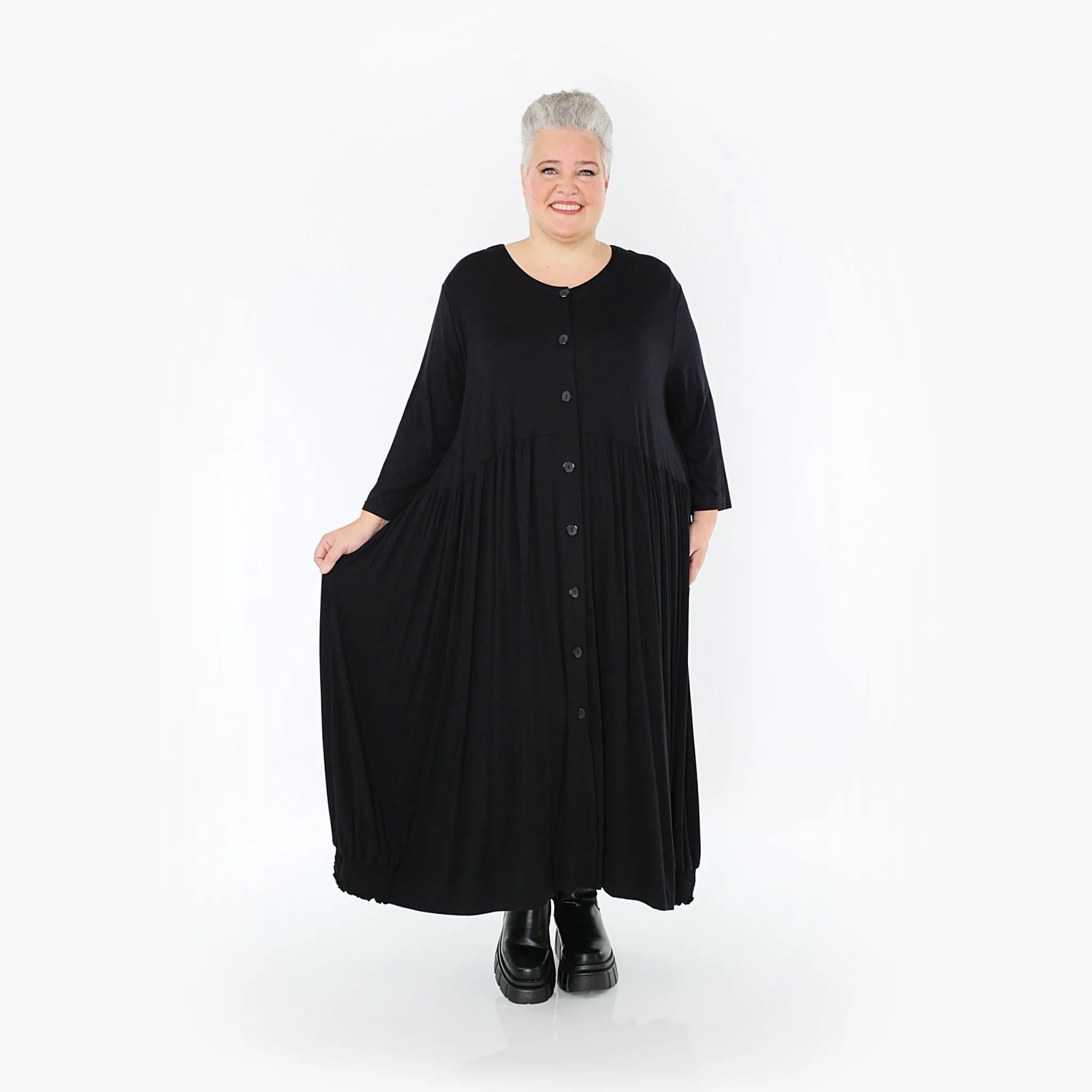 AKH 2462 Blouse, Black