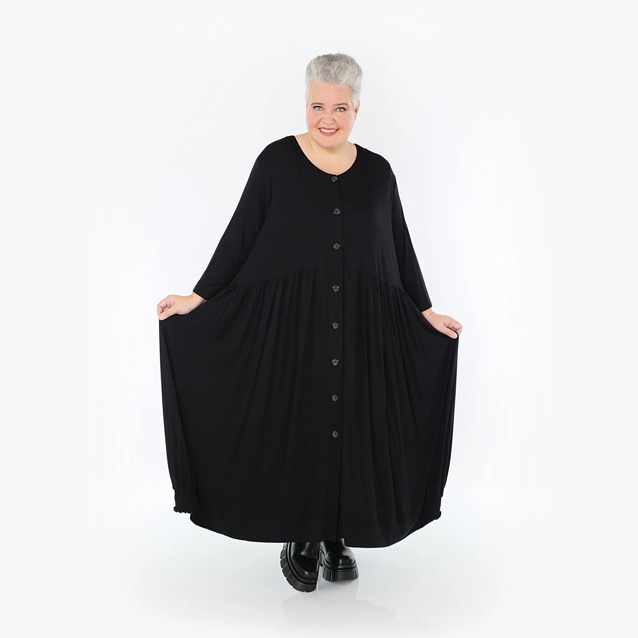 AKH 2462 Blouse, Black