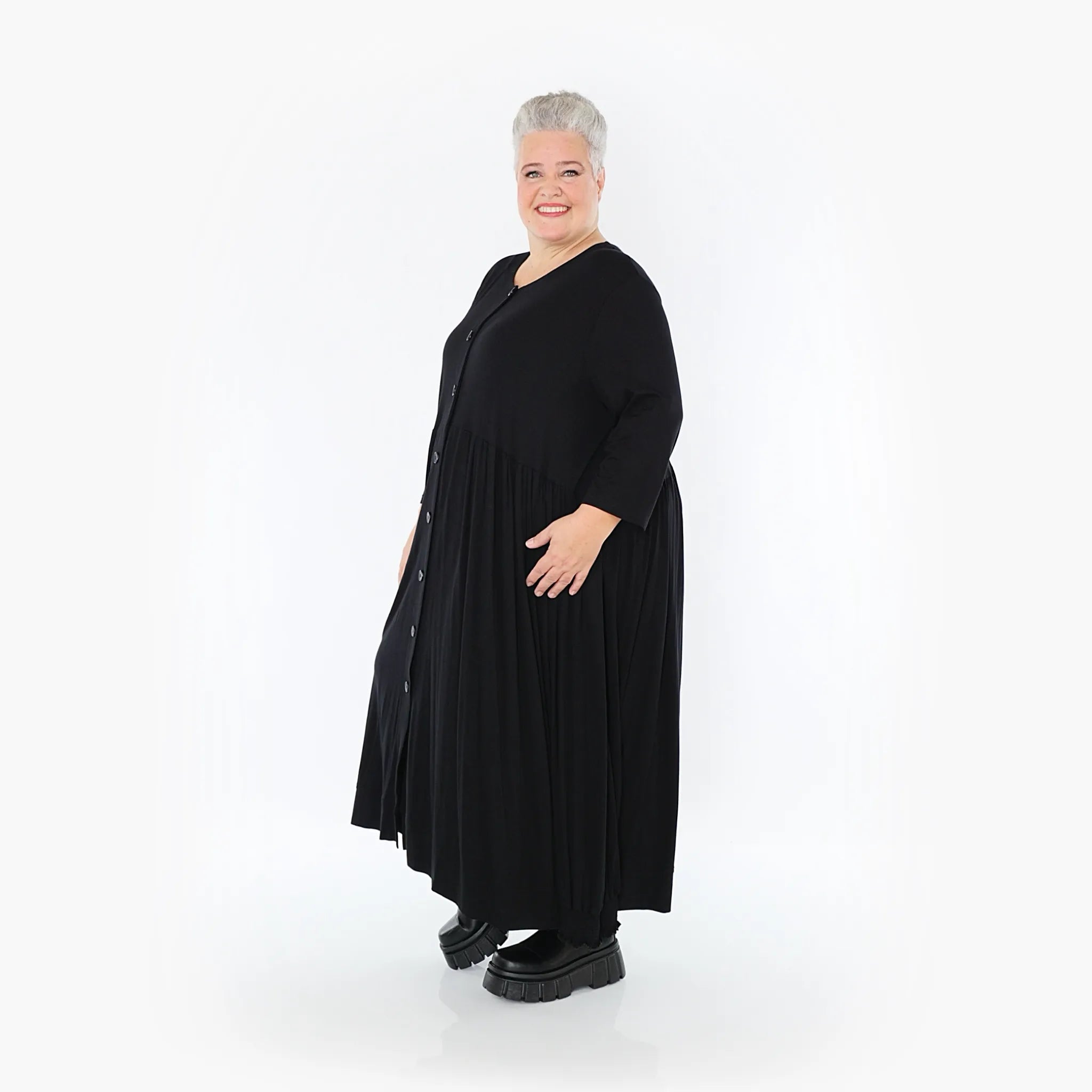 AKH 2462 Blouse, Black