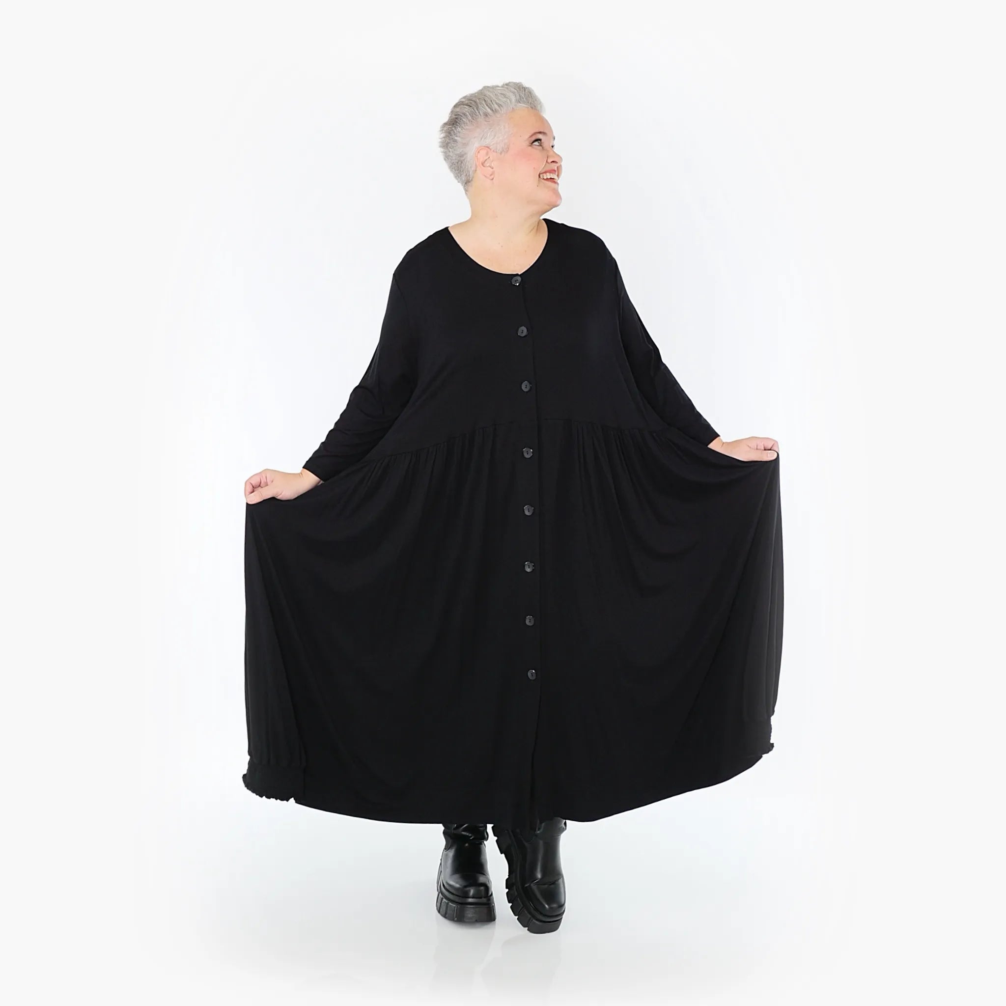 AKH 2462 Blouse, Black