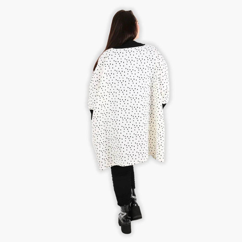 AKH 6930 Jacket, White-Black