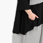 AKH 6734 Dress, Black and White
