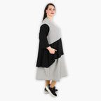 AKH 6734 Dress, Black and White