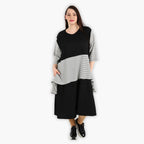 AKH 6734 Dress, Black and White