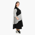 AKH 6734 Dress, Black and White