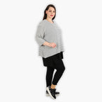 AKH 6932 Big Shirt, White-Black