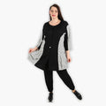 AKH 6933 Jacket, Black and White