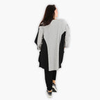 AKH 6933 Jacket, Black and White