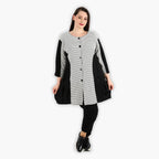 AKH 6933 Jacket, Black and White