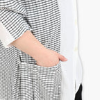AKH 6933 Jacket, White-Black