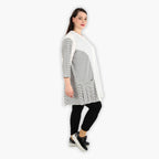 AKH 6933 Jacket, White-Black