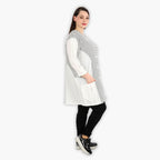 AKH 6933 Jacket, White-Black